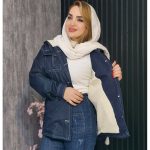 پالتو جین داخل خز - مانتو پاتریس رشت