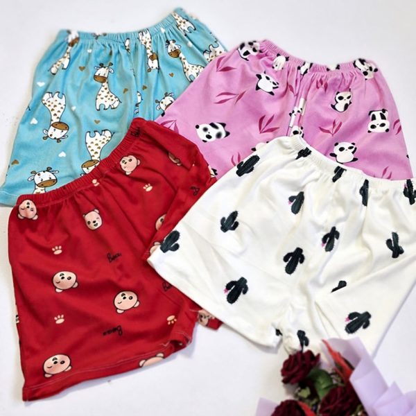 شلوارک مخمل طرحدار - مانتو پاتریس رشت