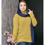 بافت یقه شل ریز - مانتو پاتریس رشت