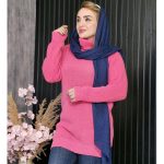 بافت یقه شل ریز - مانتو پاتریس رشت