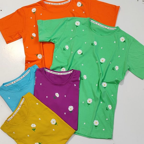 تیشرت نخ پنبه بابونه - مانتو پاتریس رشت