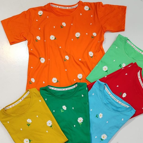 تیشرت نخ پنبه بابونه - مانتو پاتریس رشت