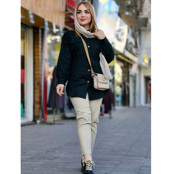 24900477-1-min ست هودی کراپ و شلوار مشکی - مانتو پاتریس رشت