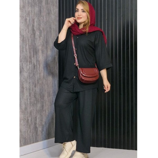 ست مراکشی دکمه ای - مانتو پاتریس رشت