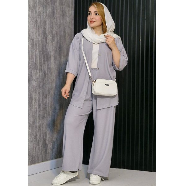 ست مراکشی دکمه ای - مانتو پاتریس رشت