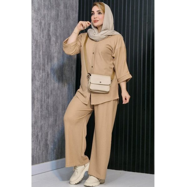 ست مراکشی دکمه ای - مانتو پاتریس رشت