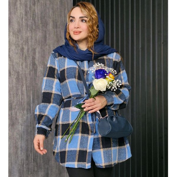 شکت چهارخونه پشمی- مانتو پاتریس رشت