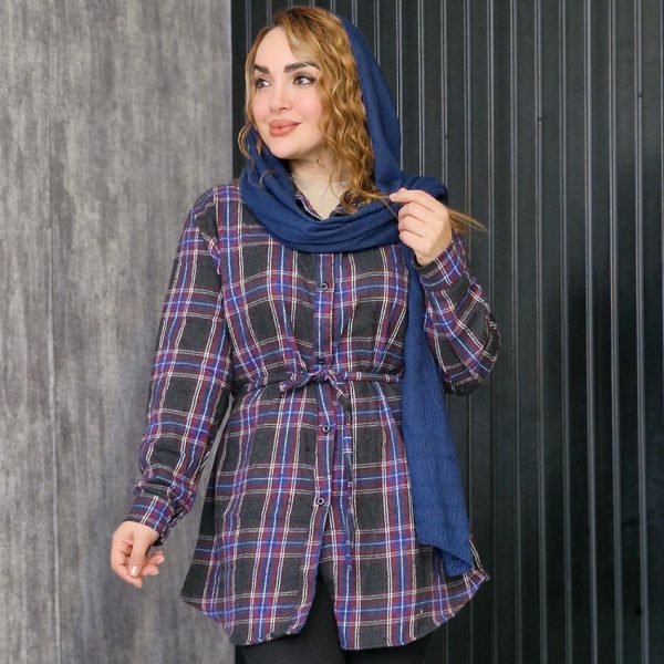 شکت چهارخونه پشمی- مانتو پاتریس رشت