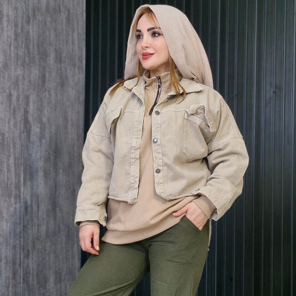 کت کراپ کتان - مانتو پاتریس رشت