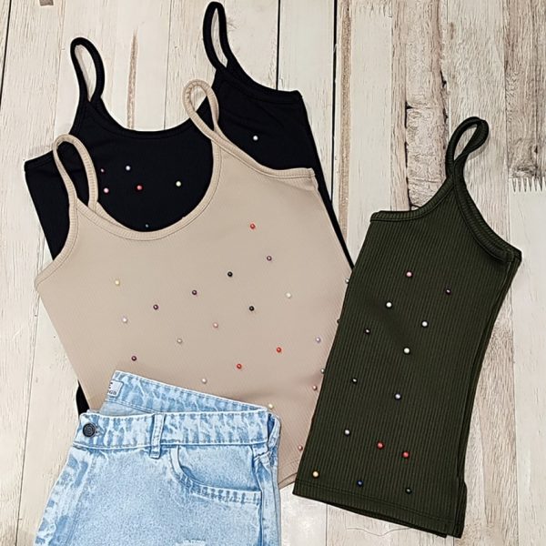 تاپ بندی مرواریدی - مانتو پاتریس رشت