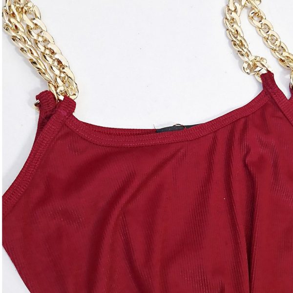 پیراهن فانریپ چری زنجیردار - مانتو پاتریس رشت