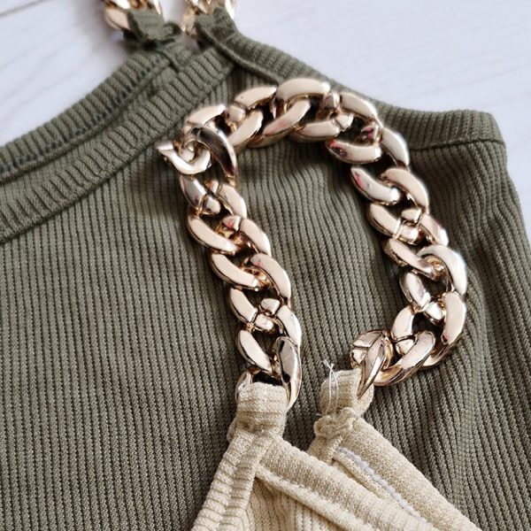 پیراهن فانریپ زنجیر دار - مانتو پاتریس رشت