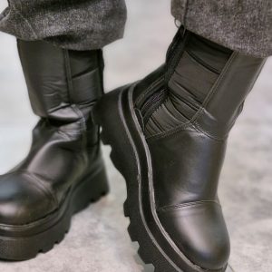 بوت کاپشنی بغل زیپ - مانتو پاتریس رشت