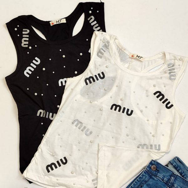 تاپ حلقه ای مرواریدی - مانتو پاتریس رشت