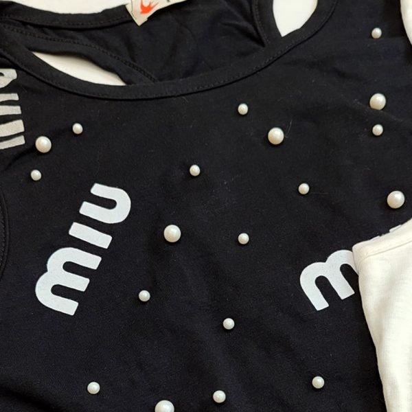 تاپ حلقه ای مرواریدی - مانتو پاتریس رشت