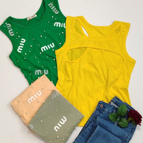 تاپ حلقه ای مرواریدی - مانتو پاتریس رشت