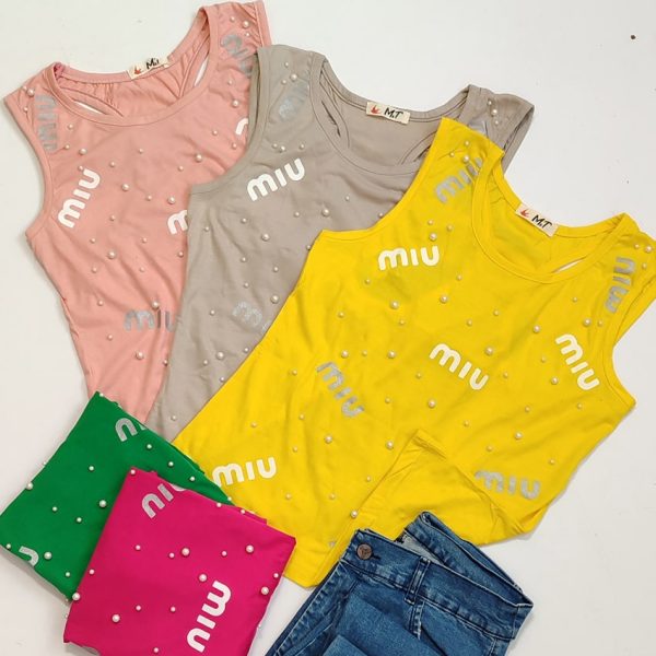 تاپ حلقه ای مرواریدی - مانتو پاتریس رشت