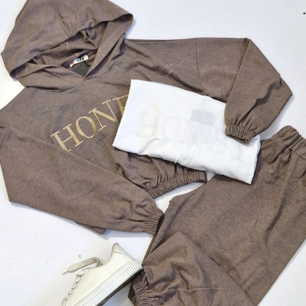 ست هودی شلوار دورس گلدوزی - مانتو پاتریس رشت