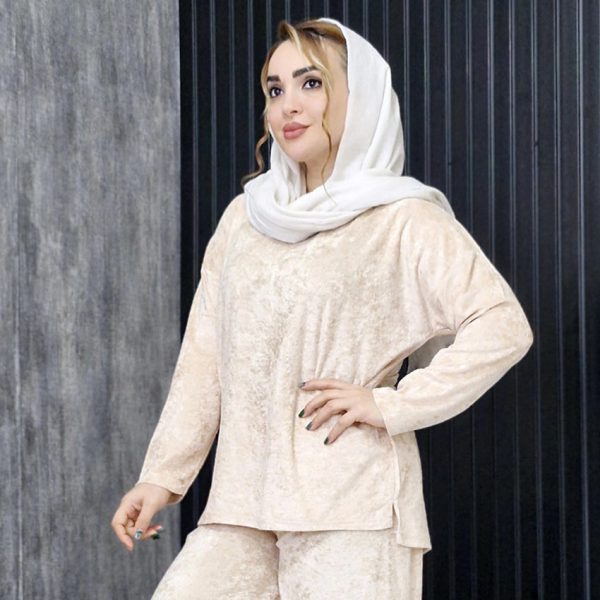 ست بلوز و شلوار مخمل - مانتو پاتریس رشت