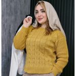 بلوز کراپ بافت گیس - مانتو پاتریس رشت