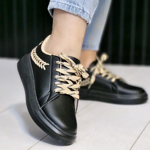 کتونی ونس گندم میانه کرم و مشکی- مانتو پاتریس رشت