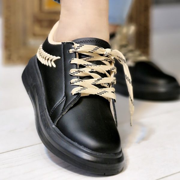 کتونی ونس گندم میانه کرم و مشکی- مانتو پاتریس رشت