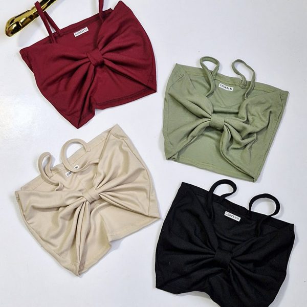 تاپ کراپ پاپیونی دخترانه فانریپ - مانتو پاتریس رشت