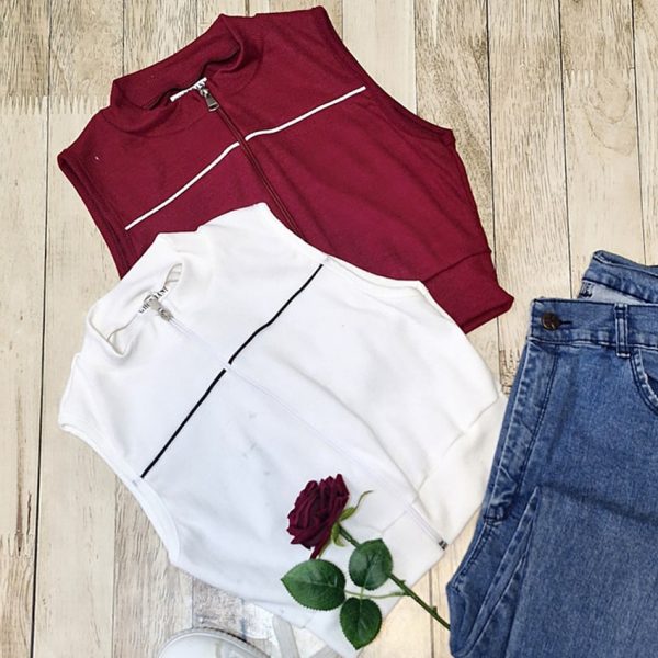 تاپ کراپ جلو زیپ فانریپ - مانتو پاتریس رشت