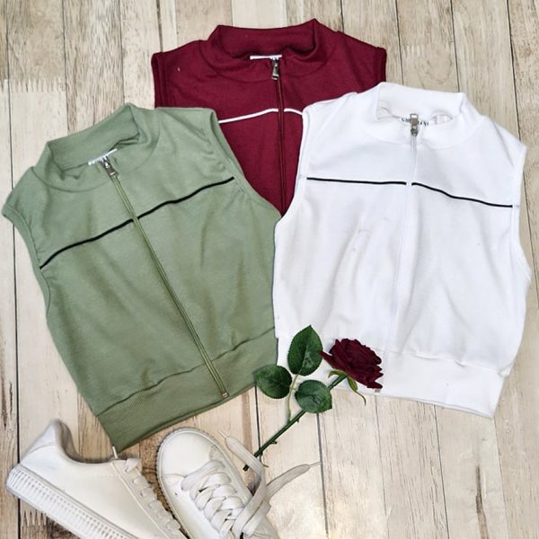 34300757-4-min تاپ کراپ جلو زیپ فانریپ - مانتو پاتریس رشت