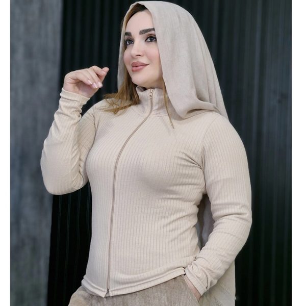 بلوز فانریپ تمام زیپ - مانتو پاتریس رشت