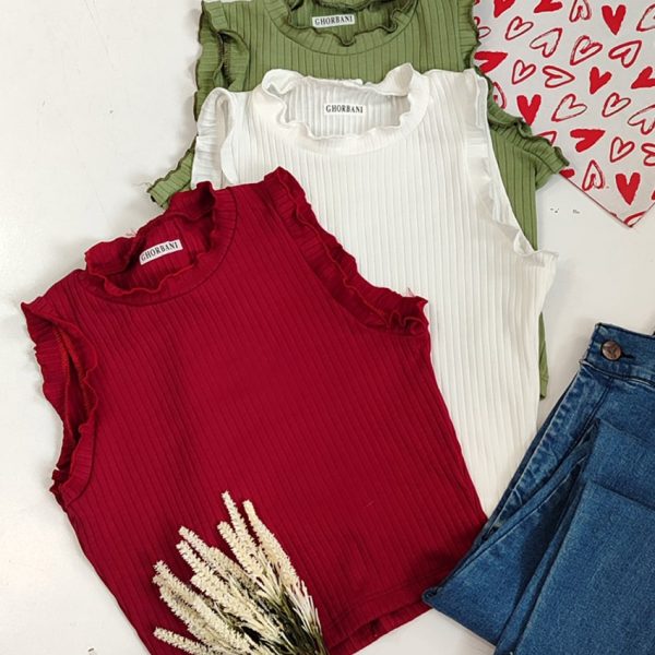 تاپ کراپ چین دار فانریپ - مانتو پاتریس رشت