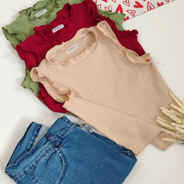 تاپ کراپ چین دار فانریپ - مانتو پاتریس رشت