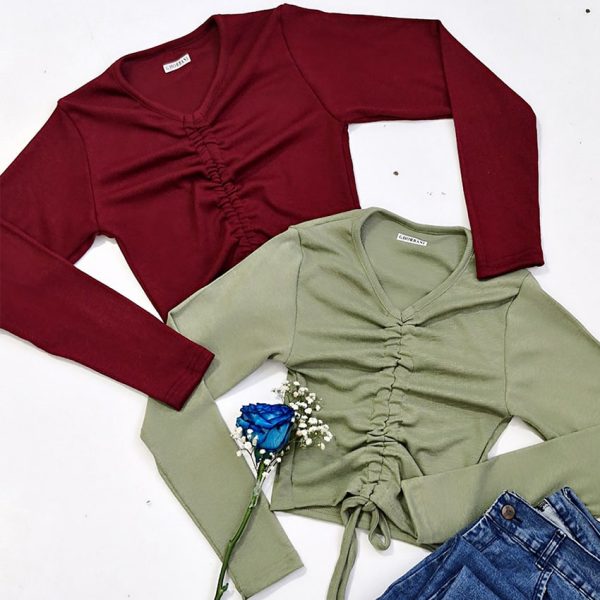 بلوز فانریپ جلو گت دار -مانتو پاتریس رشت