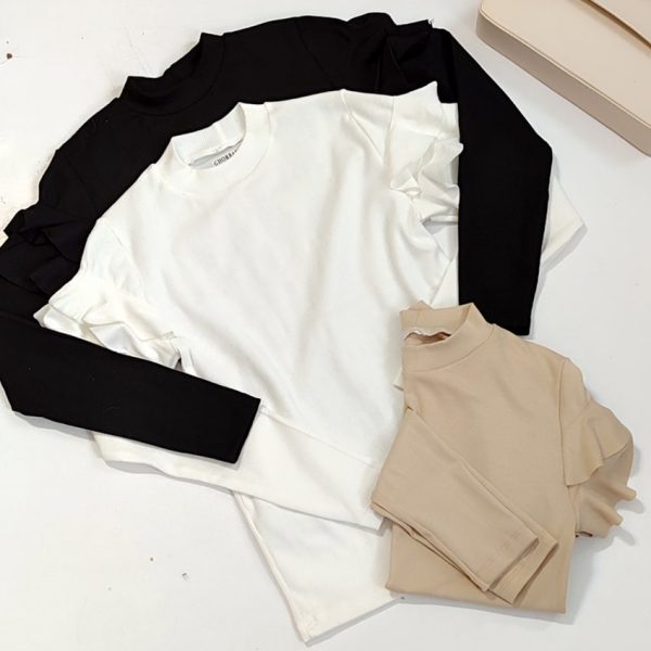 بلوز آستین بلند چین دار -مانتو پاتریس رشت