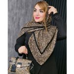 روسری پلنگی نخی - مانتو پاتریس رشت