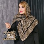 روسری پلنگی نخی - مانتو پاتریس رشت