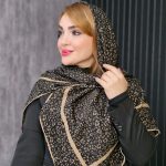 روسری پلنگی نخی - مانتو پاتریس رشت