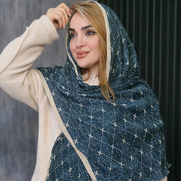 شال کریشه نقطه ای - مانتو پاتریس رشت