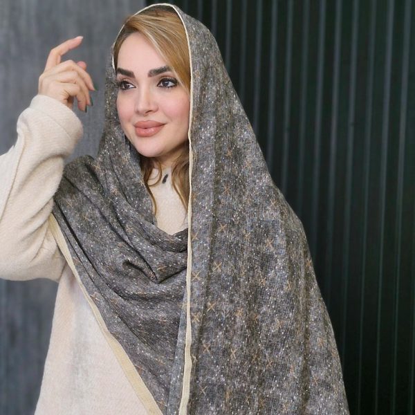 شال کریشه نقطه ای - مانتو پاتریس رشت