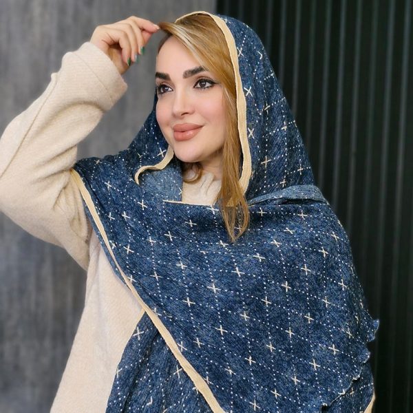 شال کریشه نقطه ای - مانتو پاتریس رشت