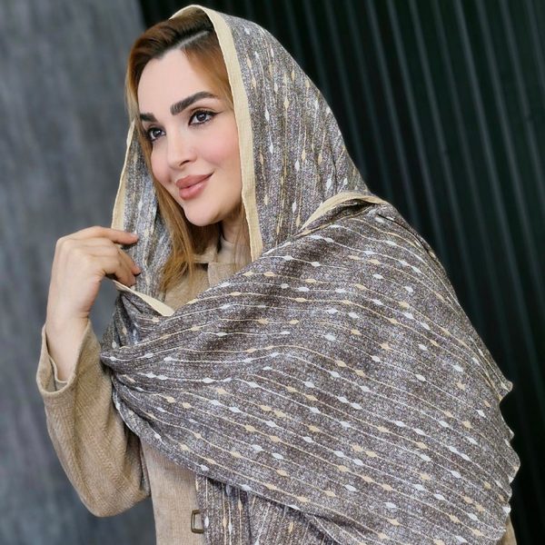 شال کریشه خطی - مانتو پاتریس رشت