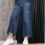 شلوار واید سرمه ای - مانتو پاتریس رشت