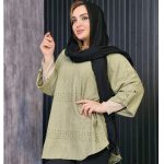 شومیز مراکشی یقه دو دکمه - مانتو پاتریس رشت