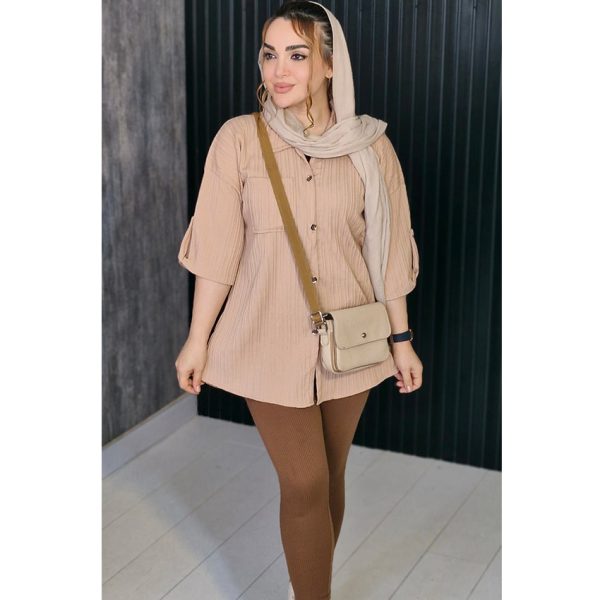 35100201-1-min شومیز مراکشی آستین سه ربع - مانتو پاتریس رشت