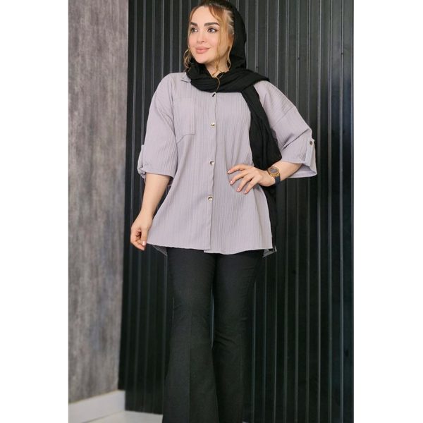 35100201-3-min شومیز مراکشی آستین سه ربع - مانتو پاتریس رشت