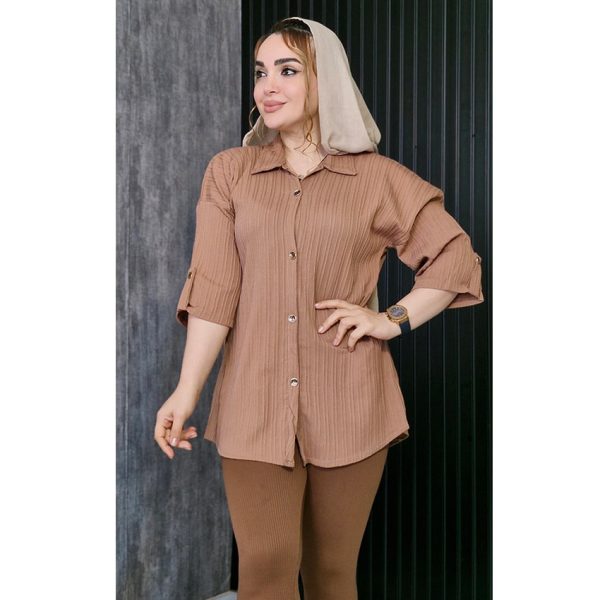 35100201-4-min شومیز مراکشی آستین سه ربع - مانتو پاتریس رشت