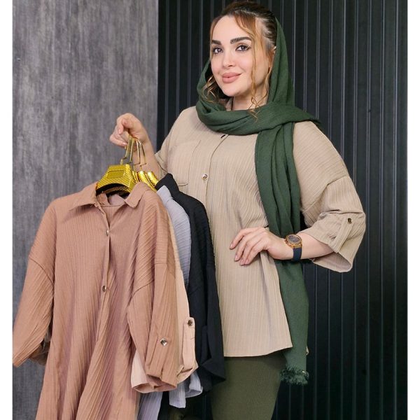 35100201-min شومیز مراکشی آستین سه ربع - مانتو پاتریس رشت