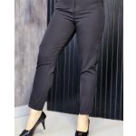 شلوار مازراتی راسته بغل چاک مشکی - مانتو پاتریس رشت