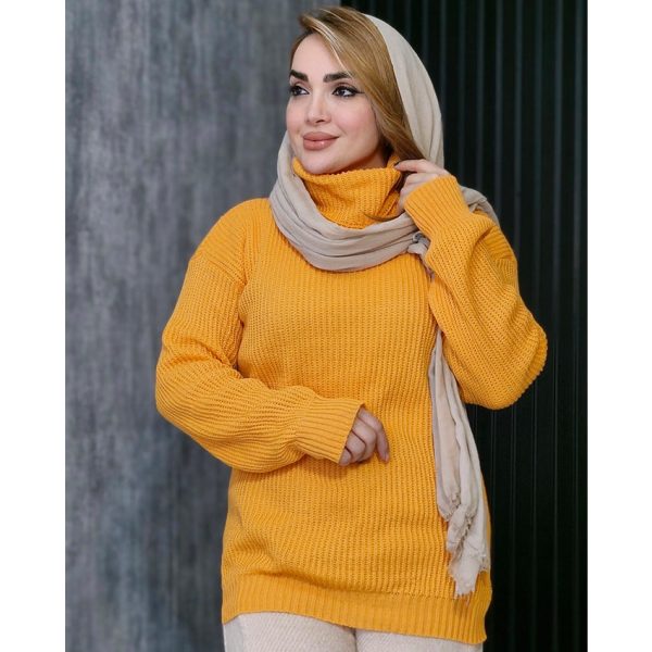 تونیک بافت یقه شل رنگی - مانتو پاتریس رشت