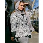 کت پشمی طرحدار - مانتو پاتریس رشت